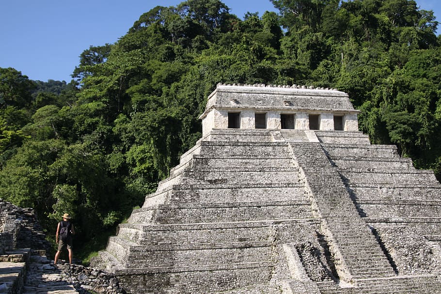 México, ruinas, maya, arqueología, pirámide, chichen itza, palenque, templo, arquitectura, escalera