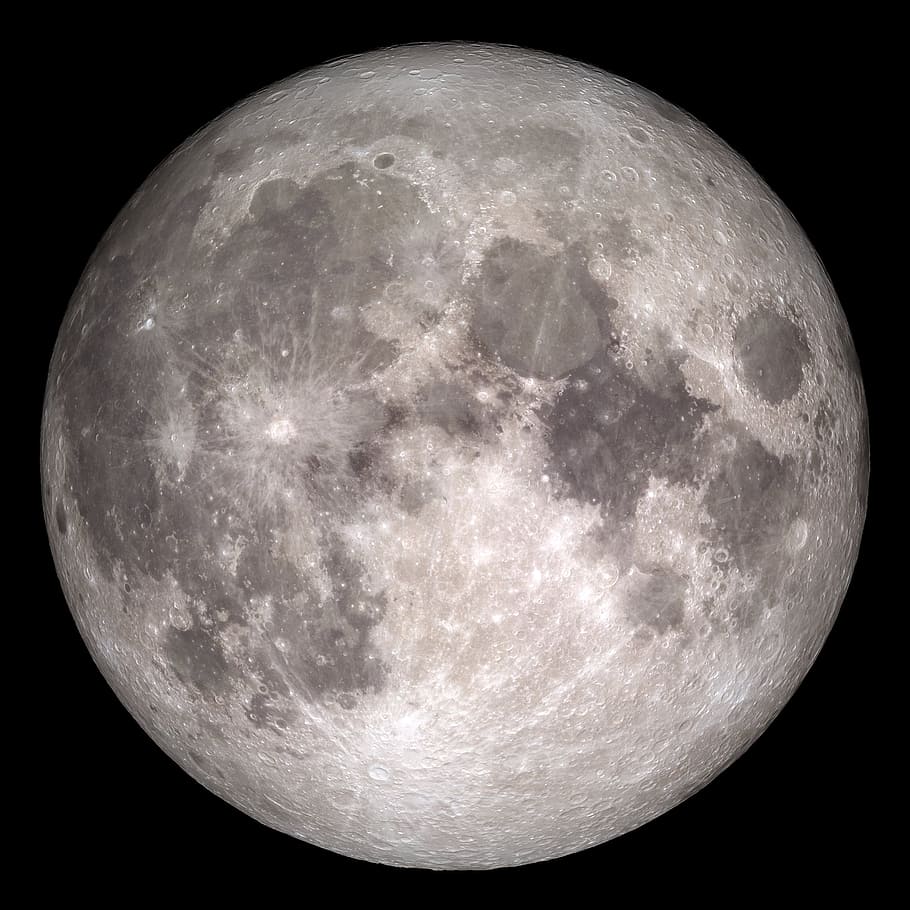 full moon, moon, space, earth's moon, universe, solar system, sphere, full, bright, sky