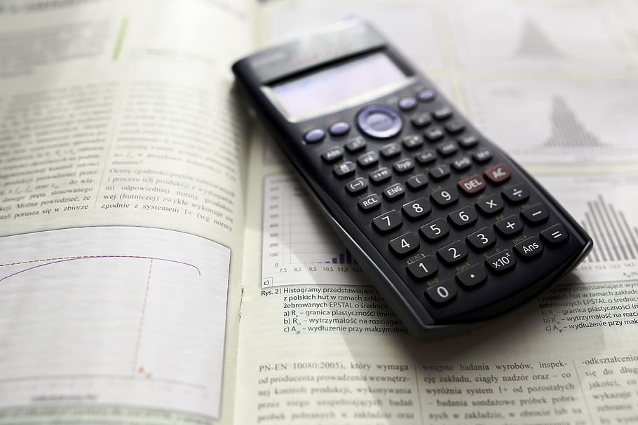 black graphing calculator, calculator, scientific, numbers, finance, statistics, calculate, maths, physics, electronic