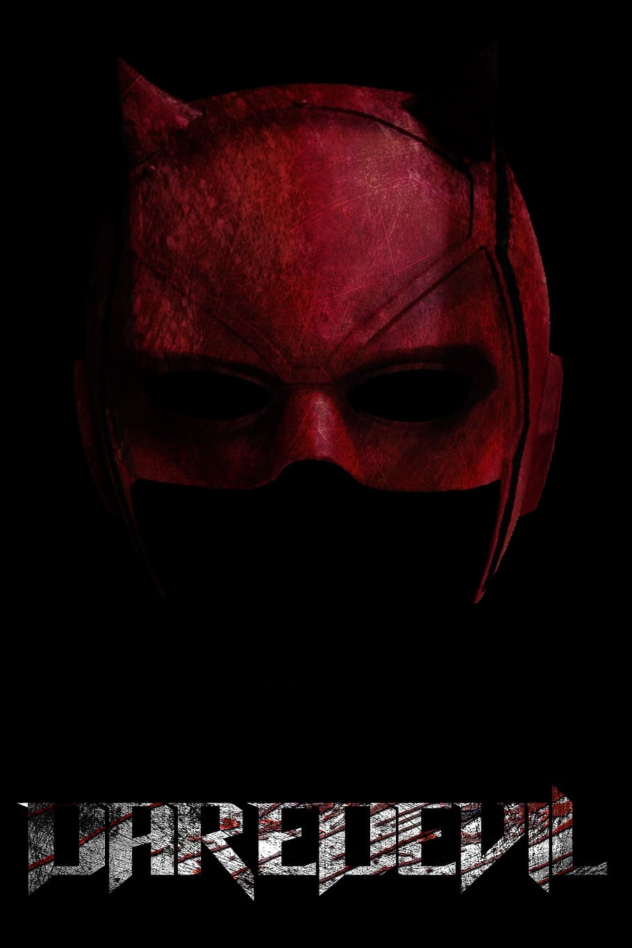 dare devil mask, daredevil, marvel, wallpaper, super-hero, one person, portrait, headshot, indoors, front view