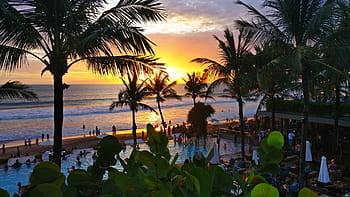 restaurant-bali-beach-sunset-royalty-fre