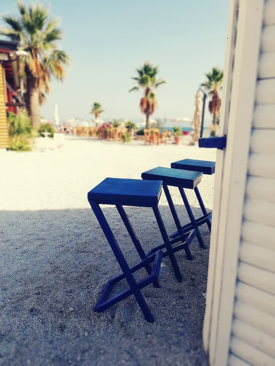 positive thinking, sea, therapy for soul, sun, seat, chair, nature, table, day, empty