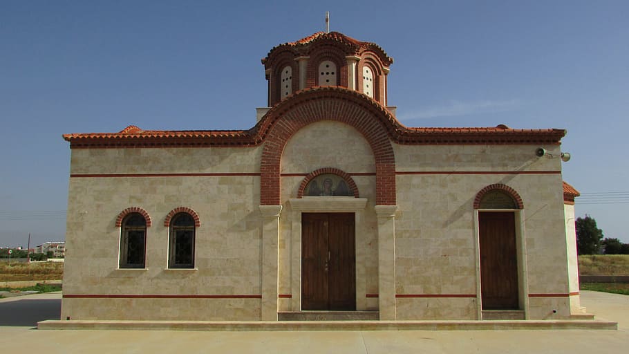 Cyprus, Paralimni, Church, ayios markos, orthodox, architecture, built structure, building exterior, arch, day