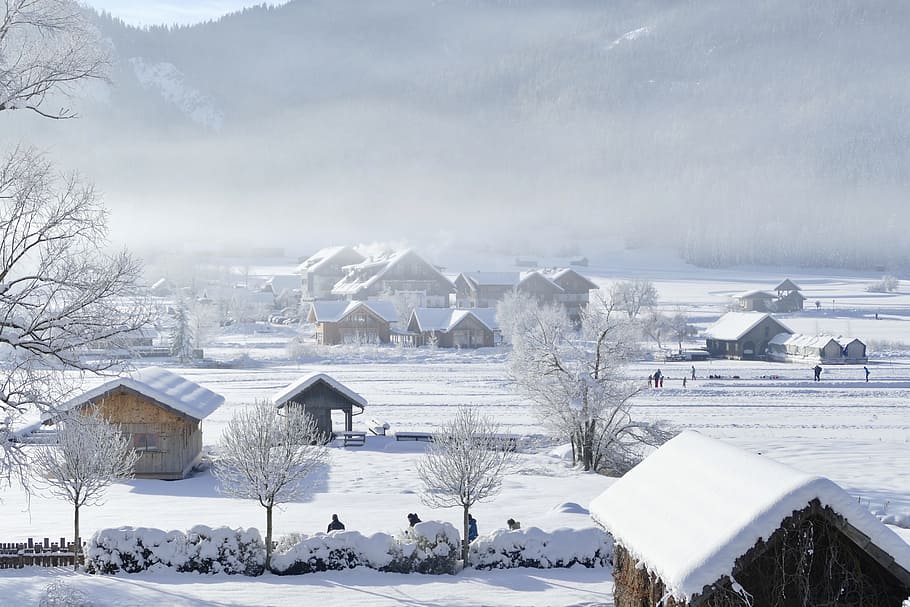 Fotos casas cubiertas de nieve libres de regalías | Pxfuel