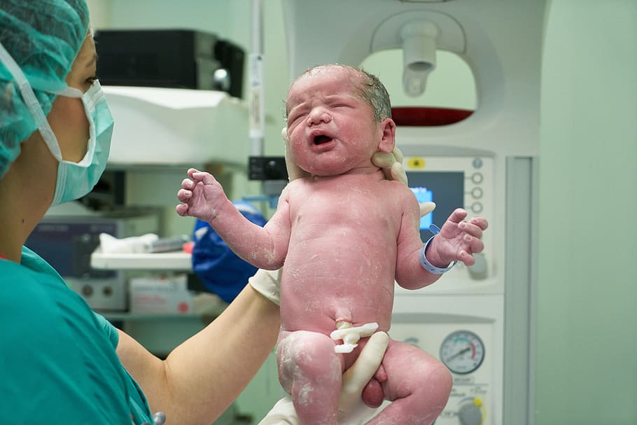 bebé, nacimiento, yen, nacido, pequeño, hospital, sala de operaciones, naturaleza, personas, vida