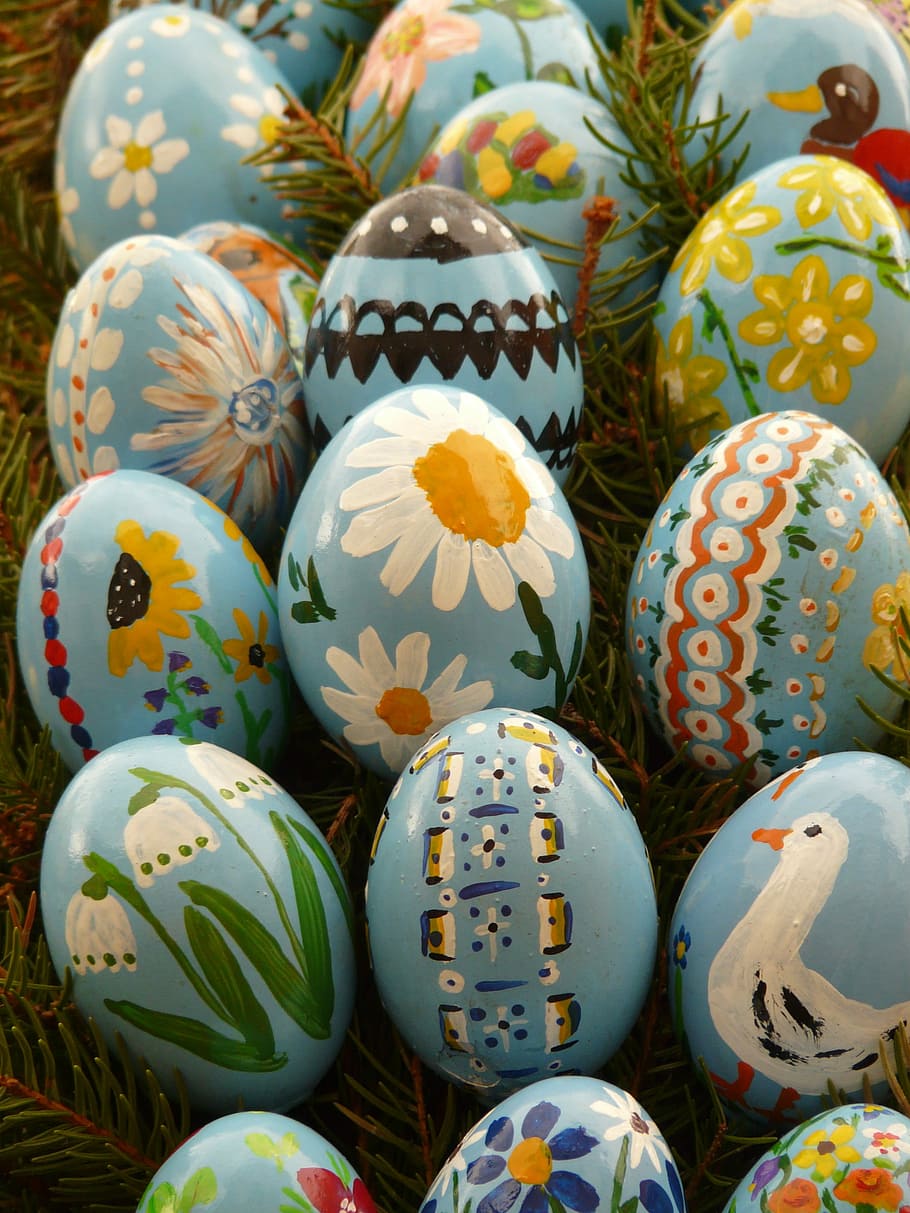 Telur Paskah, Cat, paskah, lukisan telur paskah, telur, lukisan, seni, warna, warna-warni, budaya
