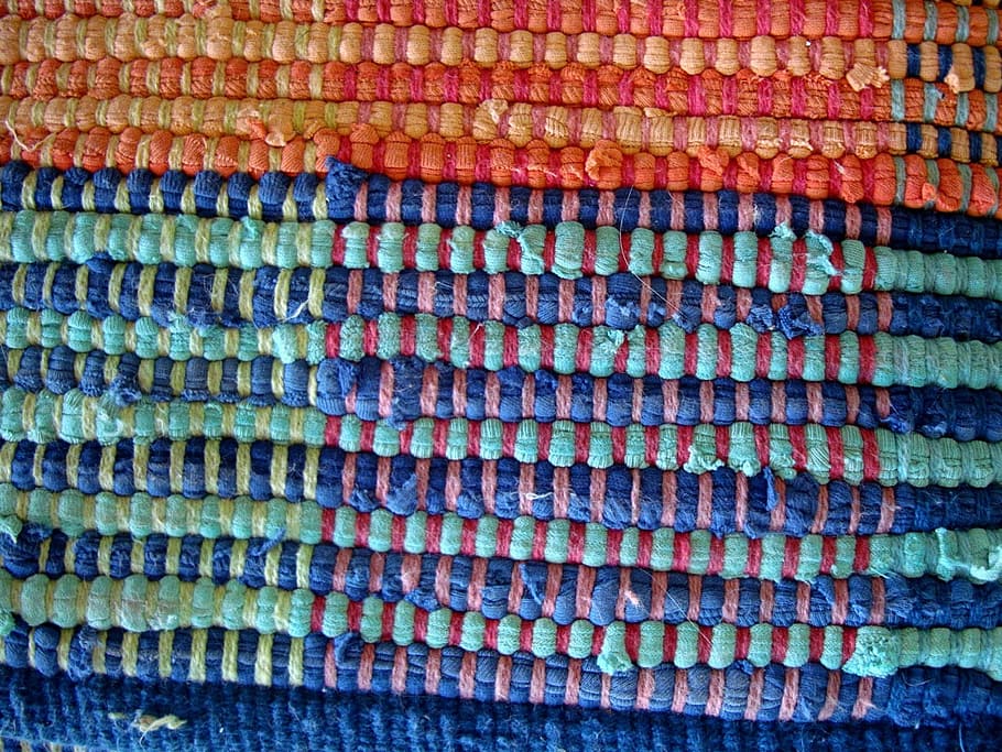 weaving, rug, rag, warp, weft, textiles, fibers, full frame, backgrounds, pattern