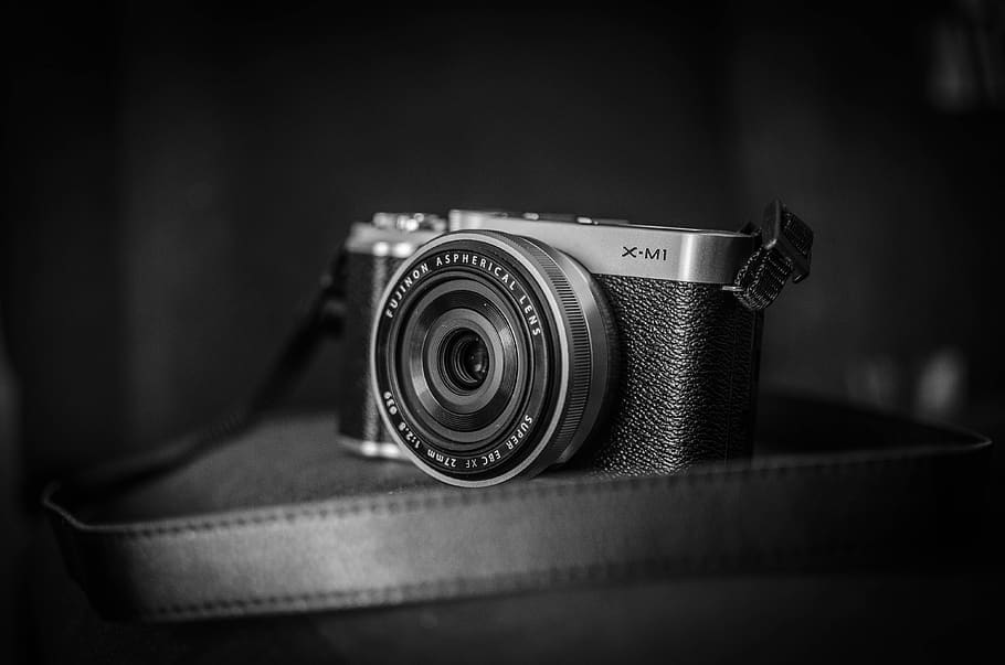 kamera, lensa, fotografi, teknologi, objek, hitam dan putih, tema fotografi, kamera - peralatan fotografi, lensa - alat optik, peralatan fotografi