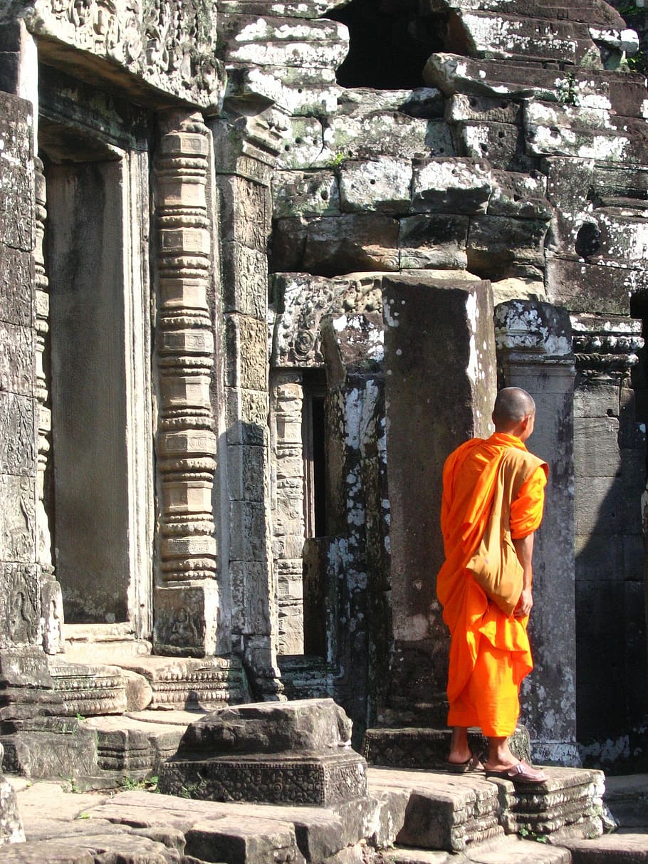 Kamboja, bhikkhu, ankor wat, agama, arsitektur, kepercayaan, kerohanian, tempat ibadah, struktur yang dibangun, sejarah