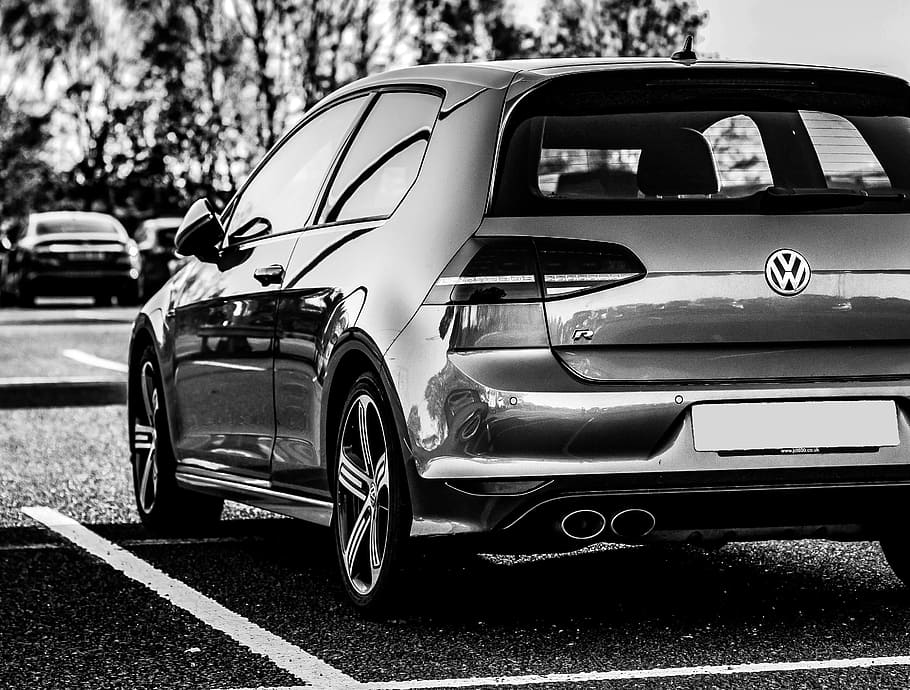 Volkswagen Golf R, Volkswagen, oro, r, automóvil, automotriz, moderno, potencia, velocidad, rendimiento