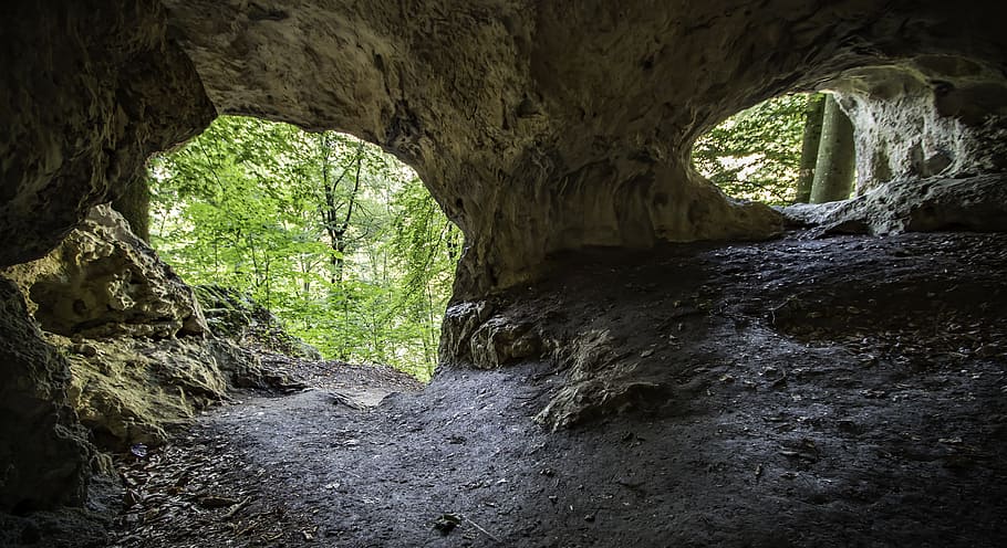 cave, underground, exploring, hiking, bavaria, altmühl valley, hole, rock, tunnel, rock - object