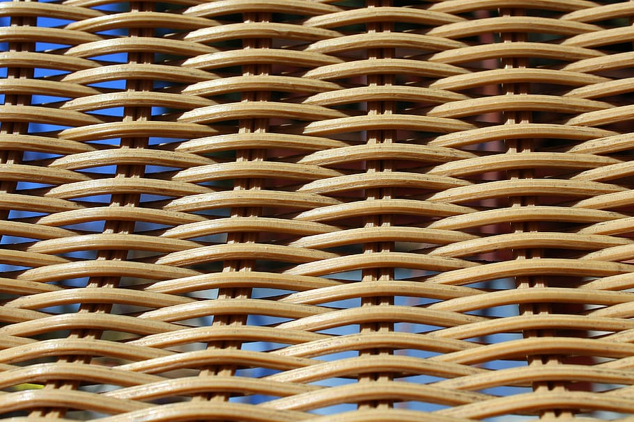 brown woven, wicker, model, weaving, abstract, bamboo, the background, ratan, braid, weave