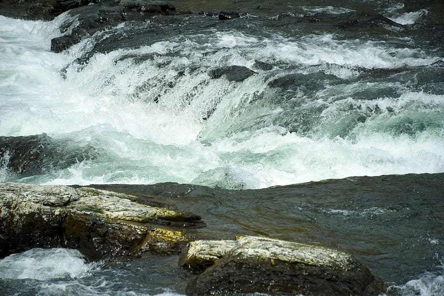 river, raging, water, nature, stream, environment, wet, rafting, flowing, turbulent