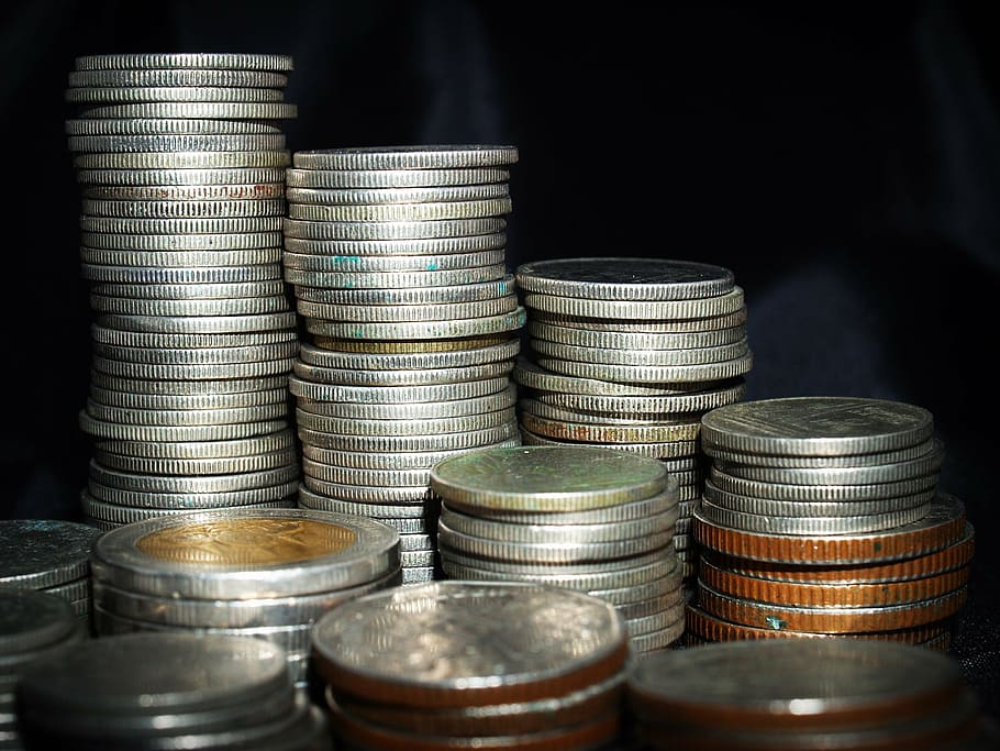 coleção de moedas, isolado, dívida, tailândia, taxa, negócios, pagando, milhares, riqueza, finanças