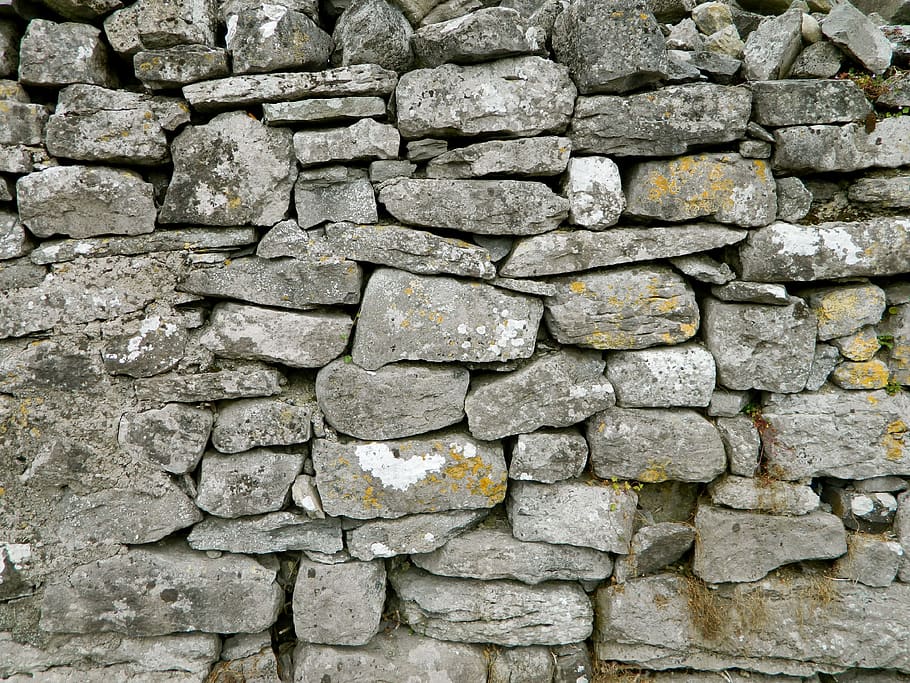 stone, wall, architecture, historic, backgrounds, textured, solid, stone wall, full frame, rough