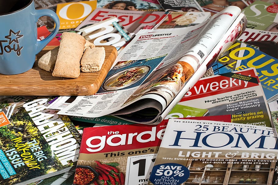 assorted magazines, magazines, reading, leisure, information, read, inform, learning, literature, news