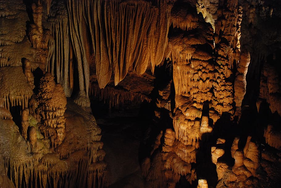 stalagmites, stalactite, cavern, geology, underworld, natural, formation, the deep, cave, hanging