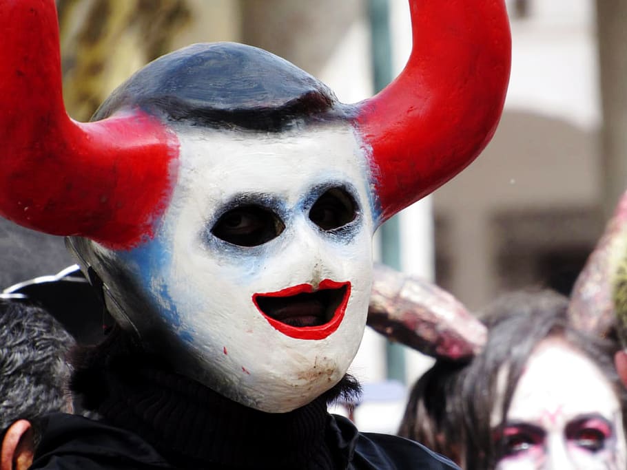 man, devil, basin, culture, halloween, death, dark, celebration, portrait, mask - disguise - Pxfuel