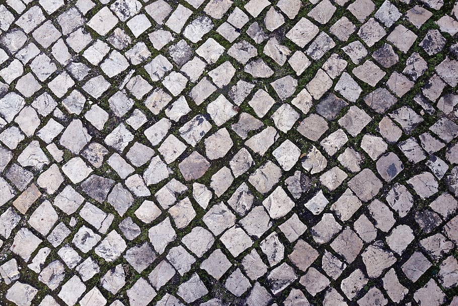 sidewalk, stones, default, pavement, the stones of the pavement, pattern, backgrounds, full frame, textured, high angle view