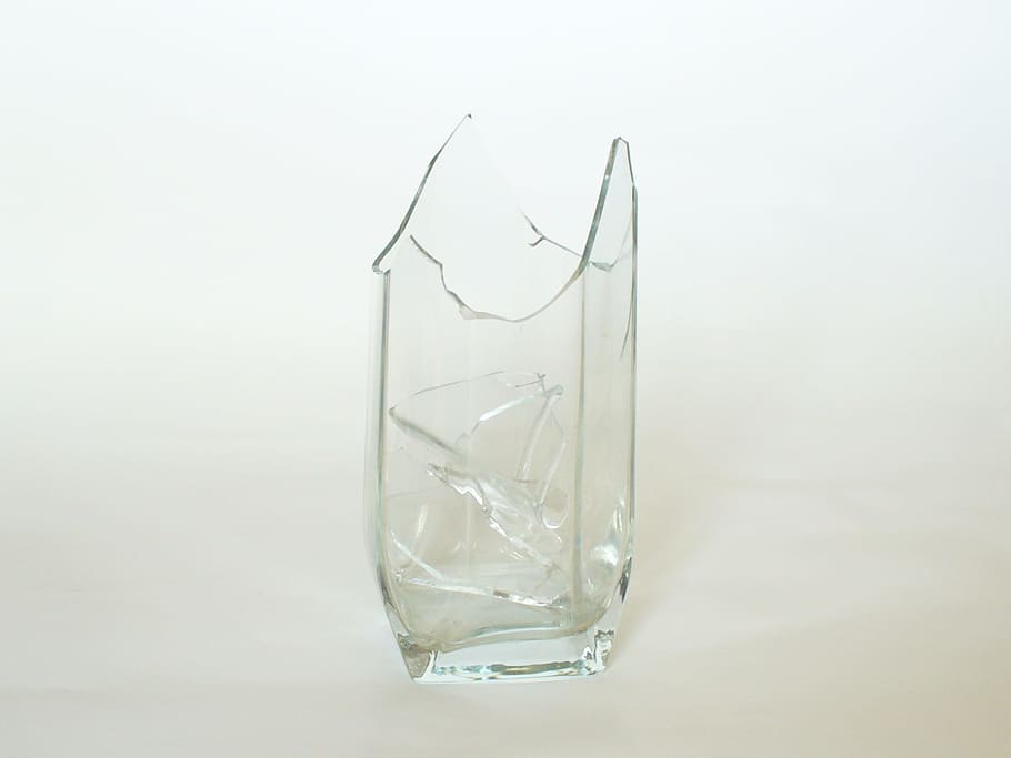 Tumbler, Broken Glass, glass, broken, glassware, fragile, tableware, sharp, sharpnels, transparent