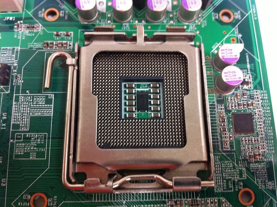 Motherboard, Cpu Socket, Computer, electronics industry, circuit board, technology, computer chip, mother board, electrical equipment, connection