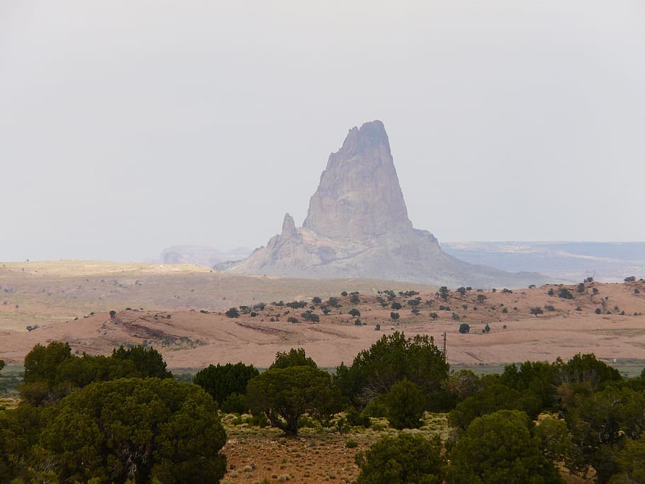 El Capitan, Pico de Agathla, Samia, La, Samia 'La, Kayenta, Arizona, EUA, montanha, vulcão