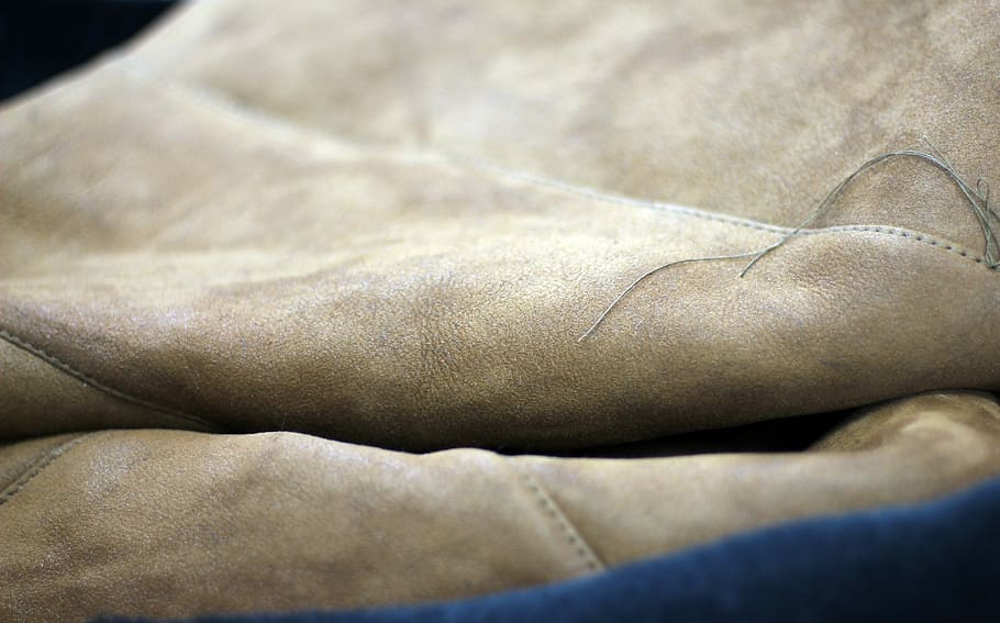 Leather, Clothing, Background, Closeup, curved, detail, fabrics, fashion, fur, macro