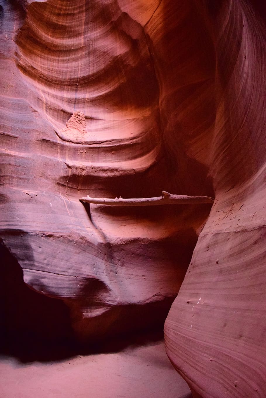 antelope canyon, mysterious, arizona, sand, wood, rock formation, rock, rock - object, canyon, solid