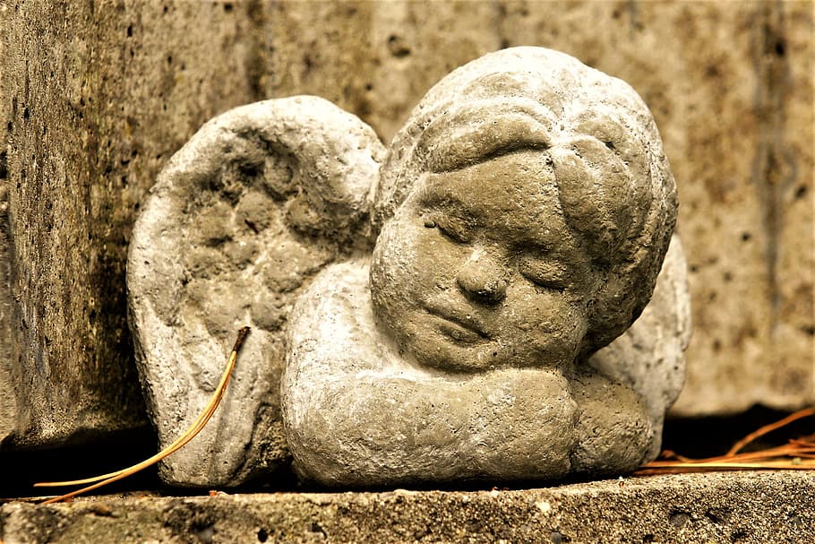 Angel, Tombstone, Peace, Rest, Spiritual, spirituality, angel figure, mourning, cemetery, tomb