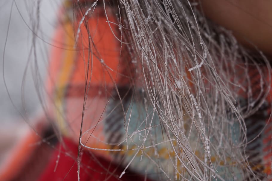 髪 霜 アイシング 氷 冬 人間の髪の毛 人体の部分 クローズアップ 一人 セレクティブフォーカス Pxfuel