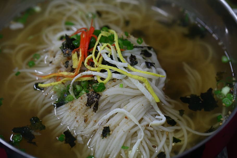 noodles, soup, gray, bowl, feast noodles, marriage, wedding food, water noodles, the anchovy broth, anchovy noodles