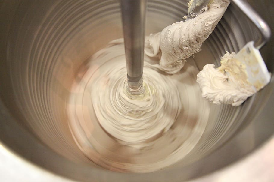 Ice Cream, Home, Turbine, made, indoors, mixing, close-up, day, motion, blurred motion