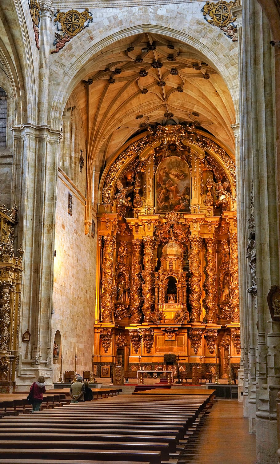 catholic, church, interior, alter, spain, architecture, built structure, place of worship, religion, arch