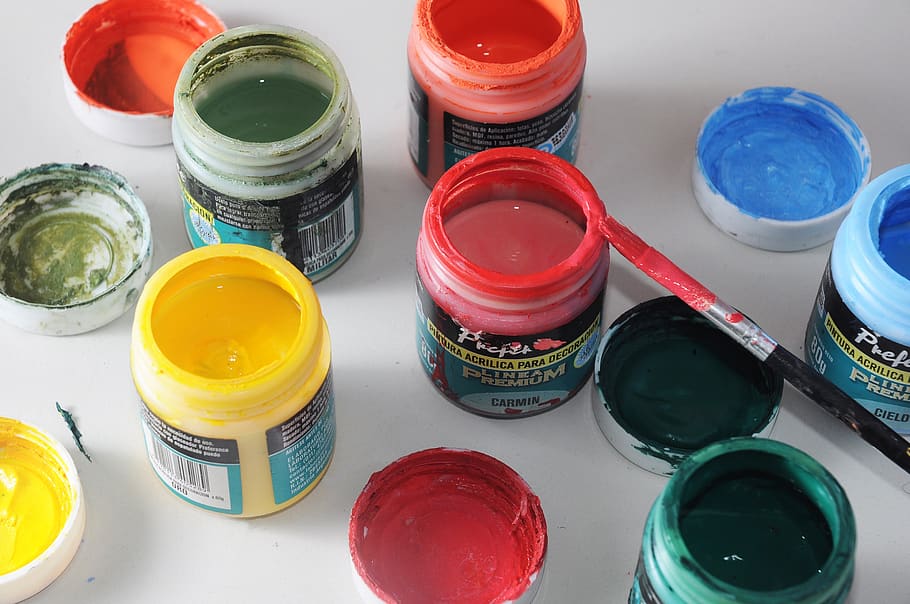 pintura, cores, pigmentos, têmpera, colorido, cor, pintor, pintado, pintar, multi colorido