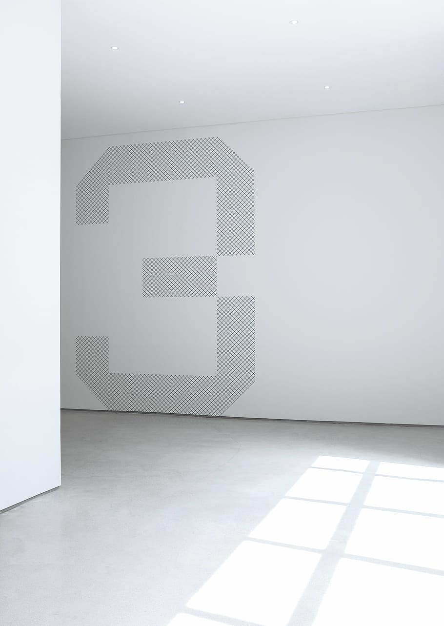white, wall, 3, printed, architecture, building, infrastructure, indoors, empty, flooring