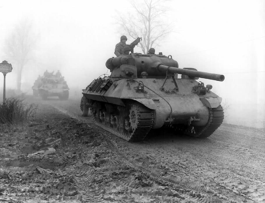 tanque, destróieres, batalha, protuberância, mundo, guerra, americano, M36, destróieres de tanque, batalha do bulge