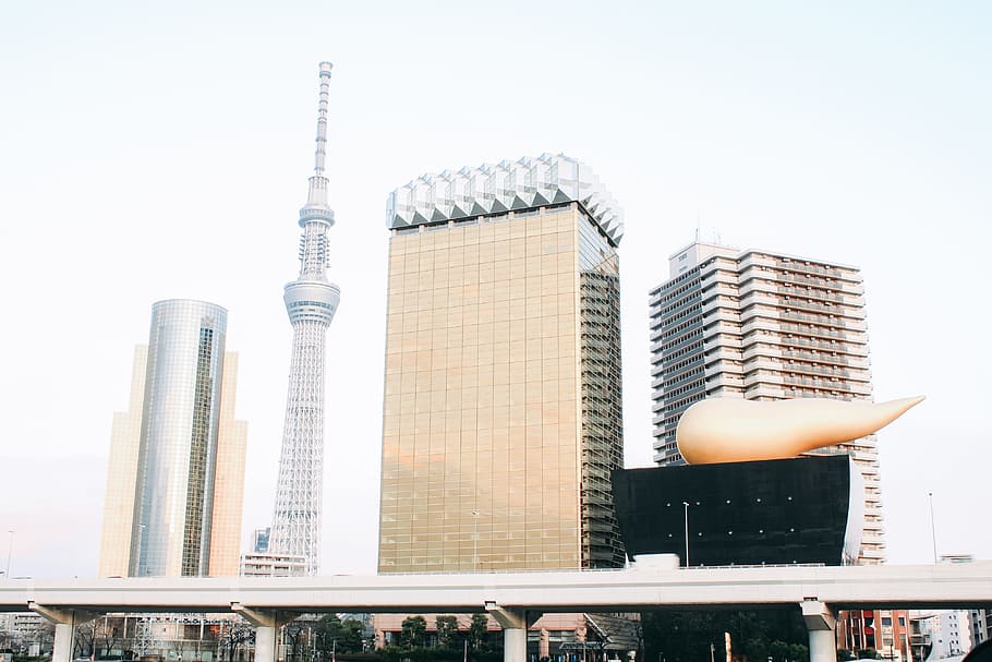 Tokyo sky tree, arsitektur dan Cityscape, Lokasi perjalanan, arsitektur, pencakar langit, Adegan perkotaan, cityscape, bangunan Exterior, asia, menara