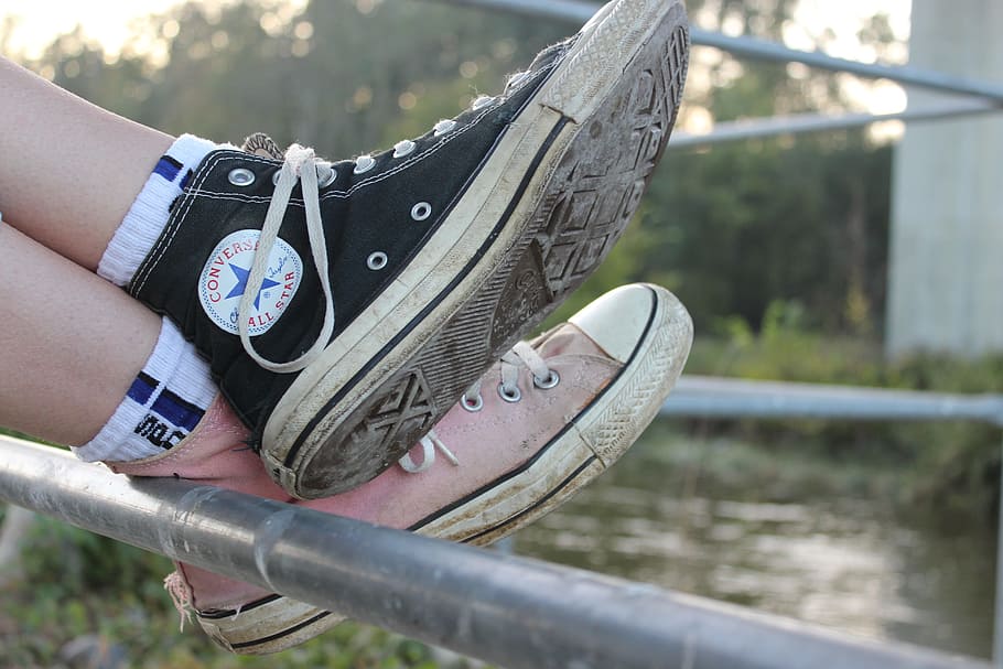 converse, sneakers, shoe, outdoors, conversky, sun, old shoes, water, sports shoes, converse shoes