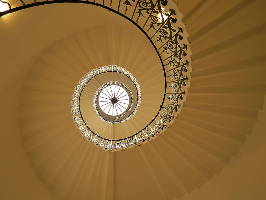 tangga spiral, spiral, tangga, arsitektur, interior, bangunan, desain, langkah, struktur, lingkaran