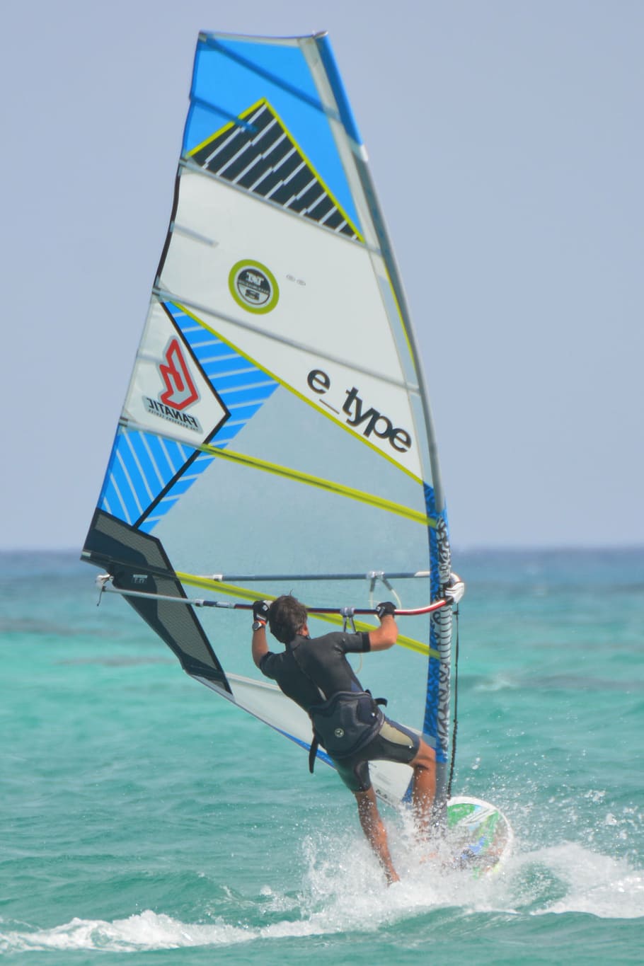 windsurf, man, people, sports, sea, fuerteventura, water, sport, aquatic sport, men