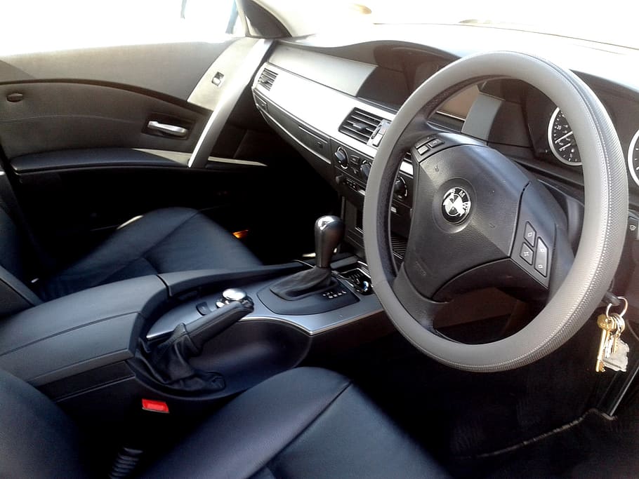 black, bmw car dashboard, steering, cockpit, interior, dashboard, bmw, car, automobile, vehicle