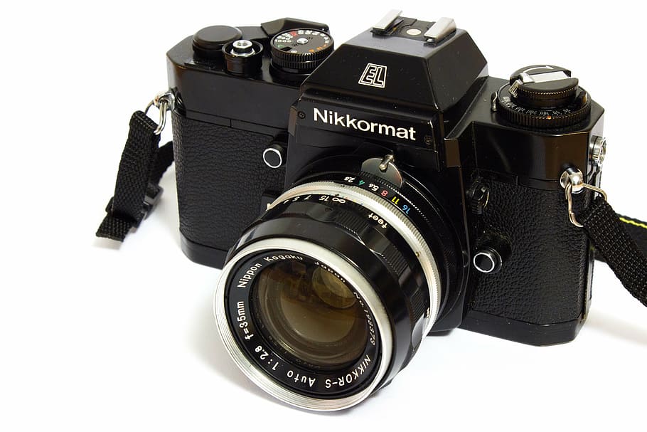nikon, analog, camera, nikkormat, old camera, photograph, vintage, lens, retro, photography