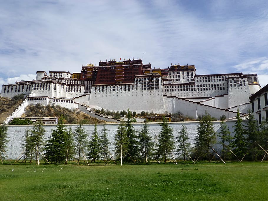 tibet, istana potala, lhasa, agama budha, vajrayana, ziarah, agama, potala, sakral, buddha