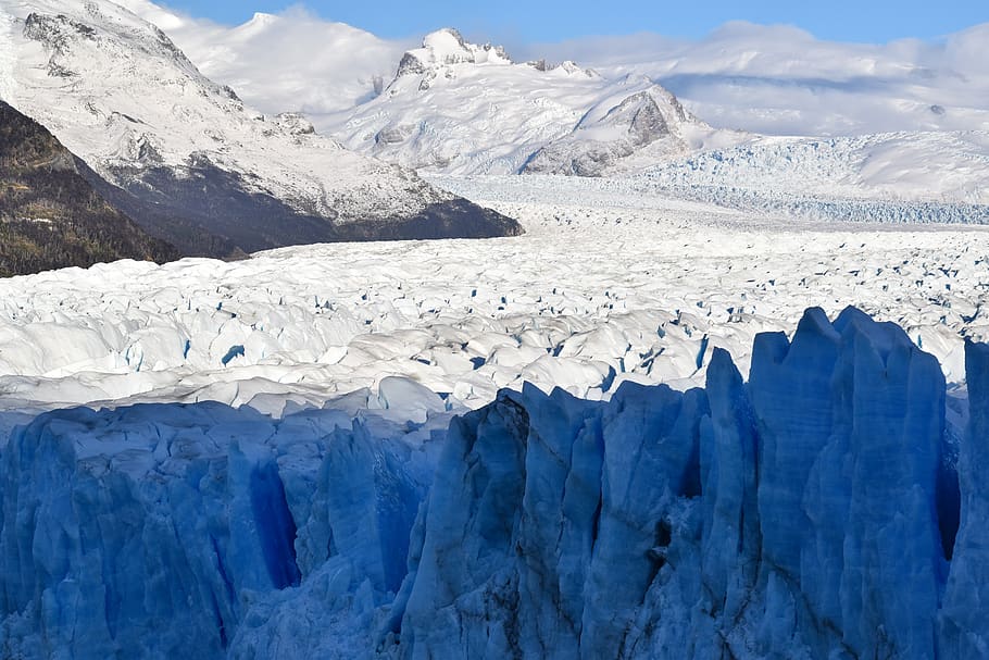 glacier, southern argentina, patgonia, nature, perito moreno, cold temperature, winter, ice, landscape, environment