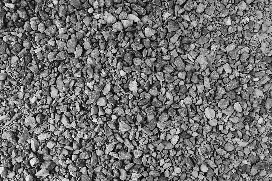 grayscale photo, stones, rocks, ground, stone, texture, land, surface, earth, outdoor