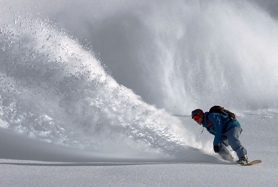 snowboard, deporte, nieve, invierno, frío, montaña, paisaje, naturaleza, gente, hombre
