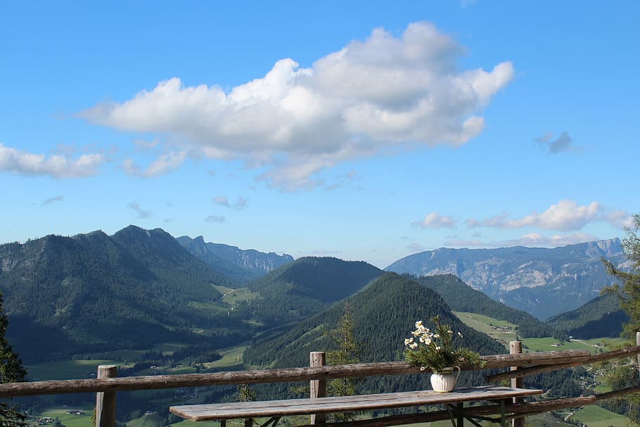 schärtenalm, berchtesgaden, alm, alpine, landscape, mountains, upper bavaria, ramsau, panorama, bavaria