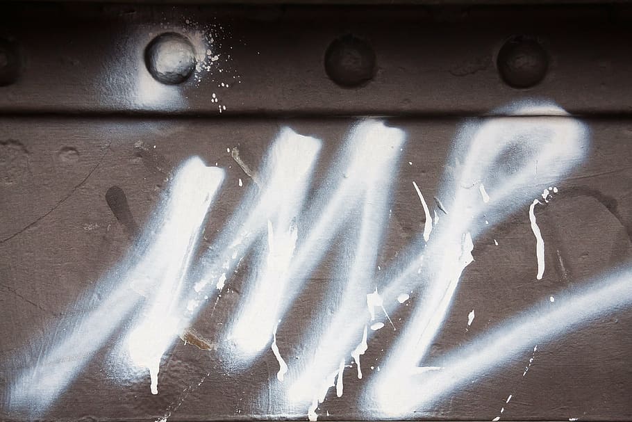 graffiti, metal, grunge, bridge, city, youth, creativity, spray, vandalism, graphic