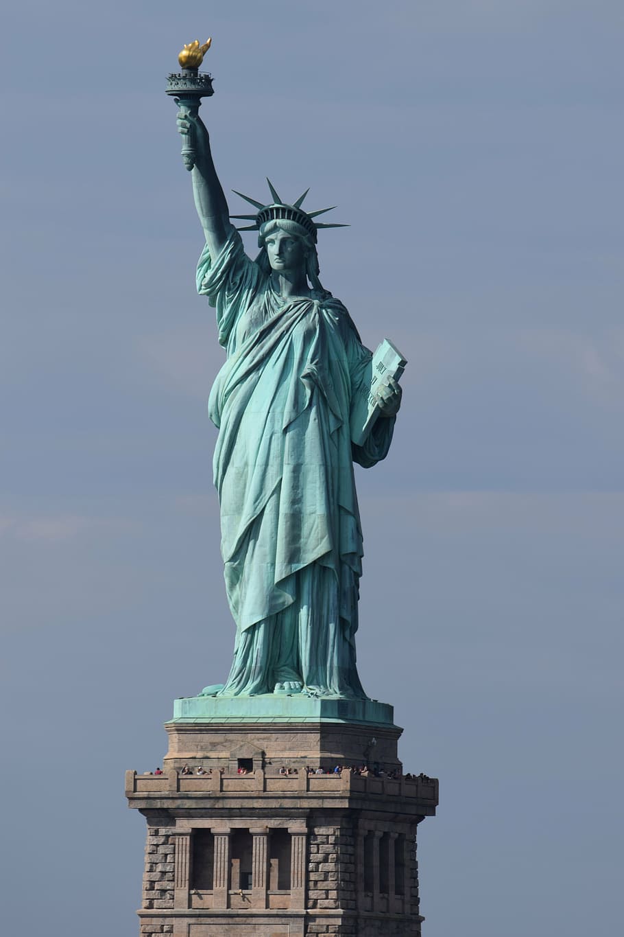 manhattan, united states, statue, statue of Liberty, new York City, monument, famous Place, manhattan - New York City, uSA, liberty Island