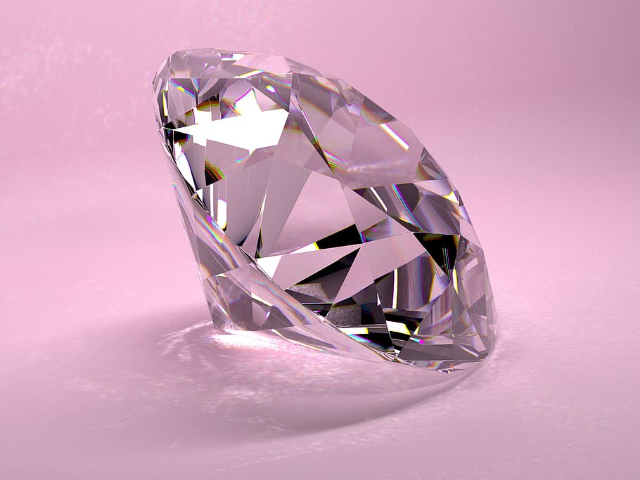 diamante, rosa, joya, brillo, brillante, joyas, mujeres, diamante: gema, riqueza, gema